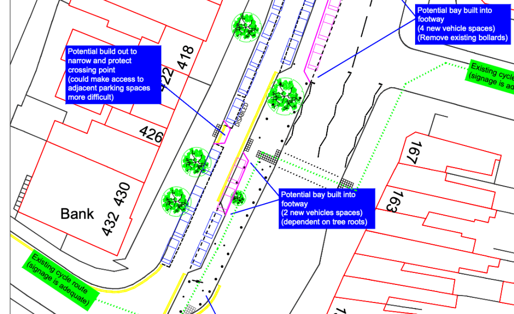 Petition 1: to improve the area in front of the Verdo Lounge- to Tony’s Butchers – July 2023